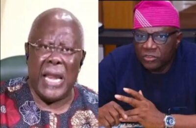 We'll Ban You From Lagos – Bode George Threatens Bayo Onanuga Over Comment Against Igbos