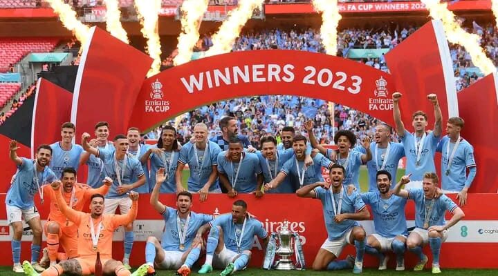 Gundogan Stars As Man City Beat Rivals United To Win FA Cup In Wembley Derby