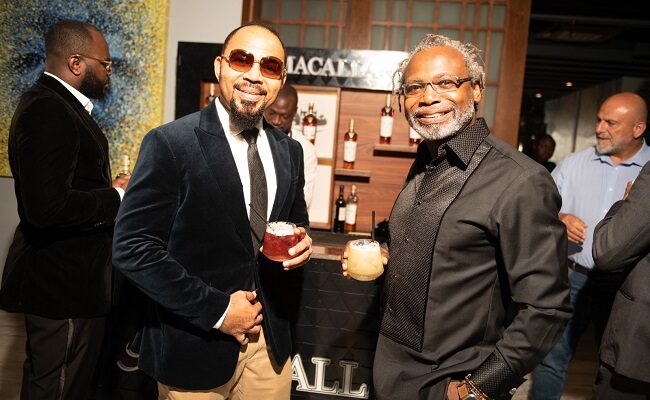 How Nigerian Star, Ramsey Nouah, veteran photographer Kelechi Amadi-Obi stepped out for Whisky launch