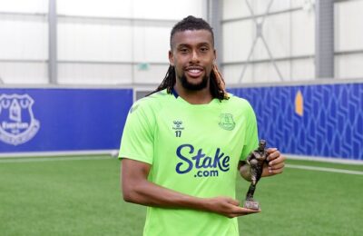 Iwobi Bags Everton’s Player Of The Season Award