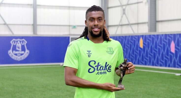 Iwobi Bags Everton’s Player Of The Season Award