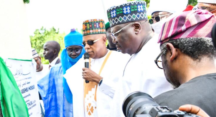 Tinubu urges kindness, humility among Muslims as National Assembly inaugurates mosque