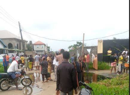 Tragedy struck in Lagos as labourer dies in church soakaway