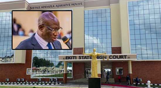 Ekiti CJ hospitalised as office collapses