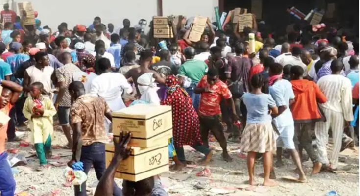 Adamawa warehouse looting