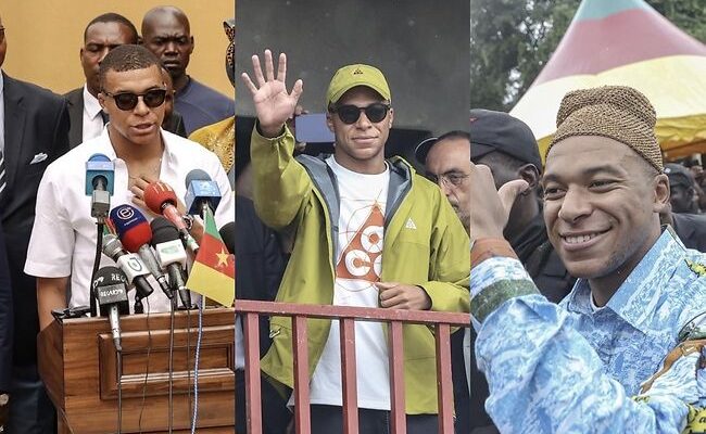 [PHOTOS] Back-to-roots: Mbappe visits father’s native country, Cameroon