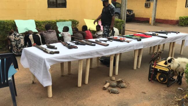 Police apprehend sit-at-home enforcers, native doctor, others