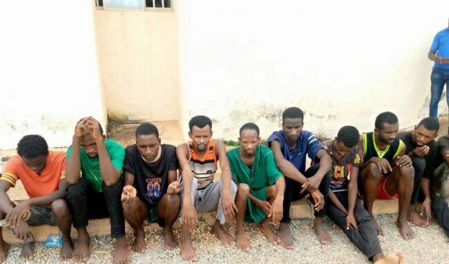 Police parade 30 suspected criminals for various crimes