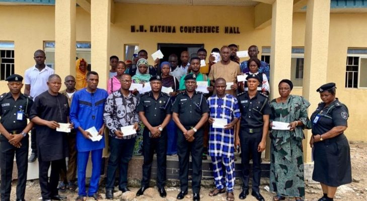 Police present N32m cheques to families of 44 slain officers, accident victims in Kogi 