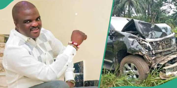 Popular Nigerian Fuji Singer, Obesere, Escapes Ghastly Car Accident