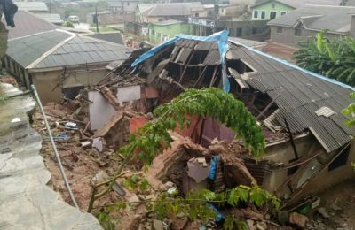 Two Children Die As Fence Collapses On Building During Heavy Lagos Downpour