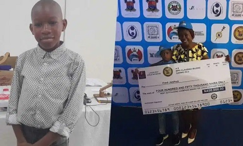 11-Year-Old Boy Wins Lagos Government Coding Award (Photo)