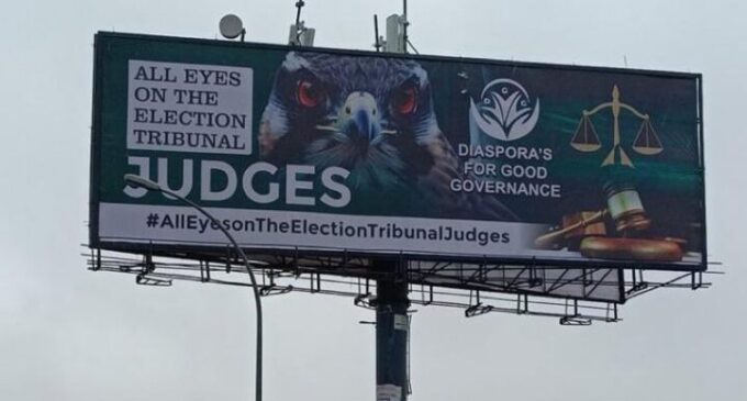 Advertising Agency Apologises Over ‘All Eyes On The Judiciary’ Billboard
