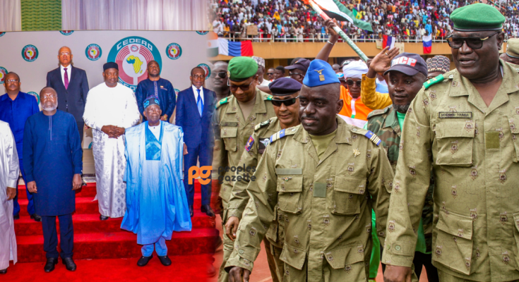 ECOWAS LEADERS AND NIGER COUP LEADERS
