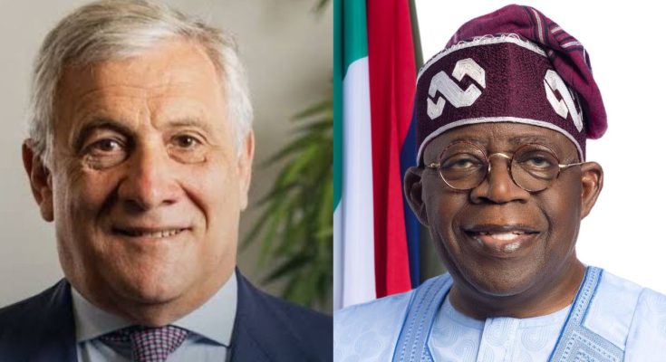 ITALY FOREIGN MINISTER AND TINUBU