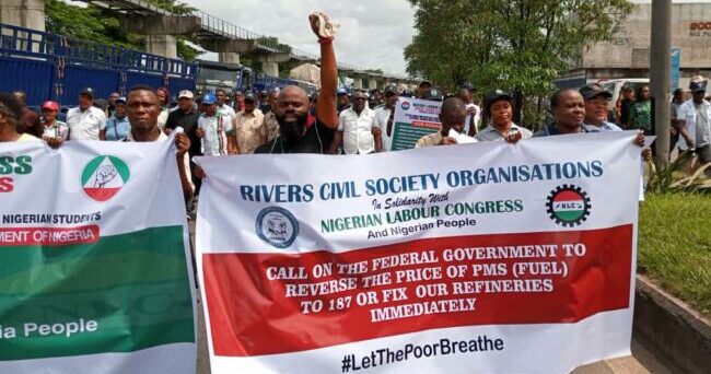 Labour protest: Rivers NLC demands reversal of pump price, others