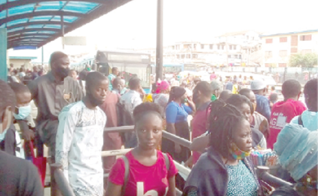 Lagos traffic disappears as residents besiege BRT parks over cost of petrol