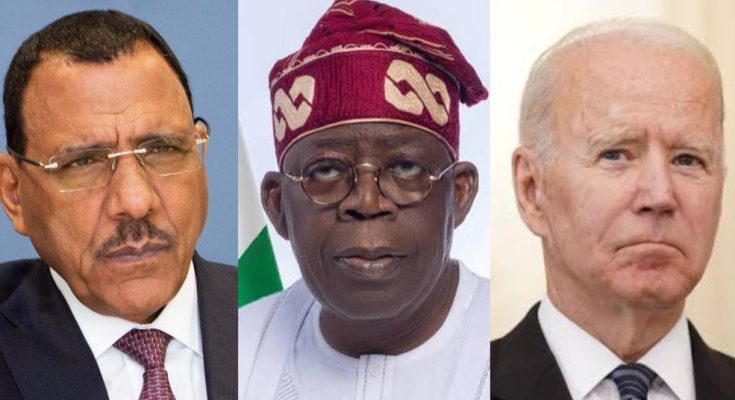 Mohamed Bazoum, Bola Tinubu, Joe Biden