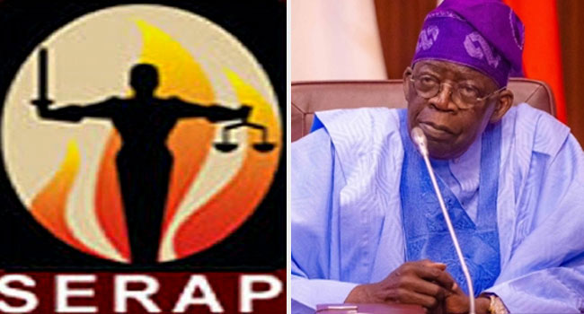 SERAP sues Tinubu for not publishing N400bn fuel subsidy spending details