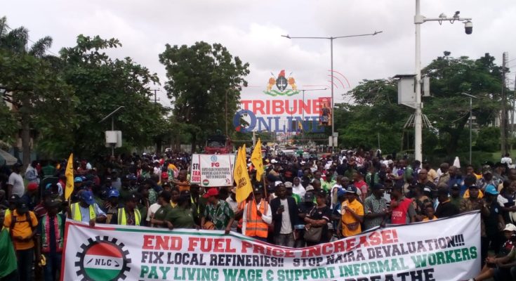 Subsidy: 'We are saying enough', NLC protest rocks Osun, Lagos, Abuja, Kano