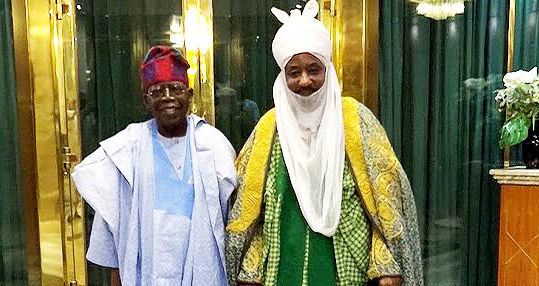 President Bola Tinubu and Sanusi Lamido Sanusi