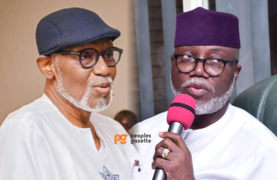 Rotimi Akeredolu and Lucky Aiyedatiwa