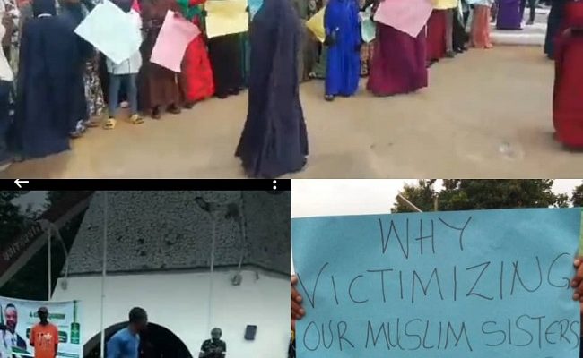 FUNAAB Muslim students protest alleged bullying, victimization by management