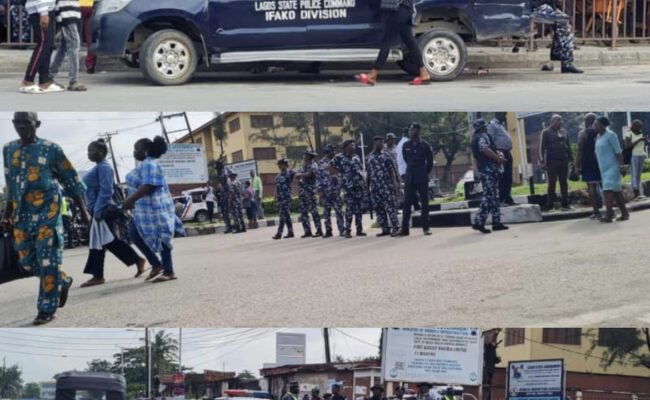 Fees hike: Police teargas, disperse protesting UNILAG students