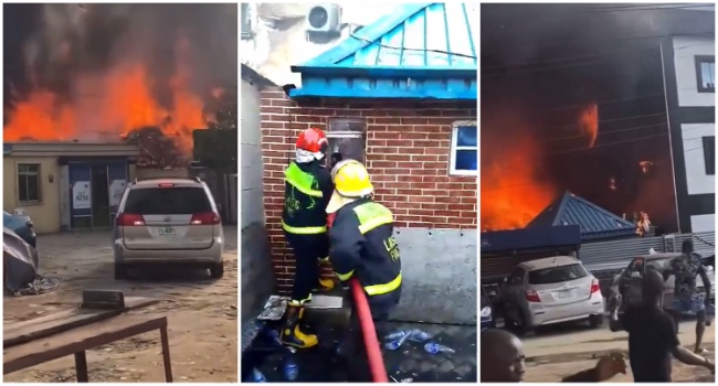 Fire outbreak at Hotel Ibis Royale in Lagos [Video]