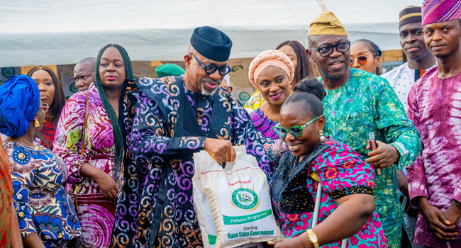 Gov. Dapo Abiodun Commences Distribution Of 300,000 Bags Of Rice As Palliatives