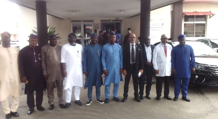 Lagos Assembly committee visits boy with missing intestine at LASUTH
