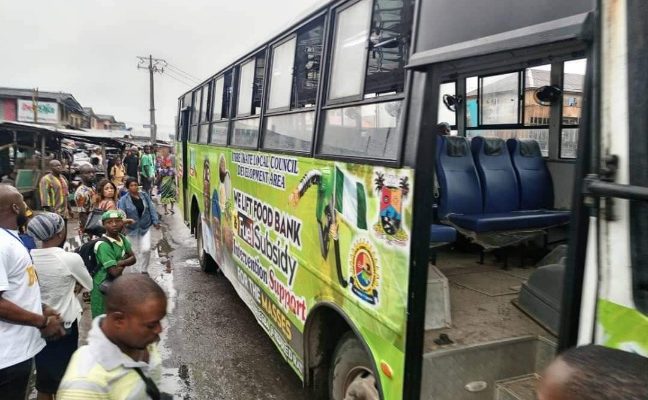 Lagos LG boss rolls out free bus ride for students, slashes transport fare by 50 percent 