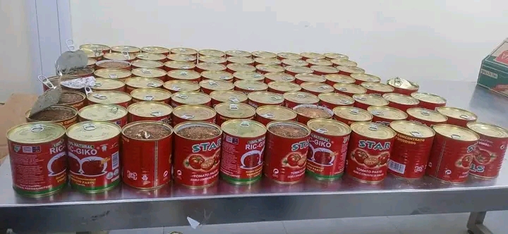 NDLEA Uncovers Illicit Drugs Concealed In Tomato Tins (Video)