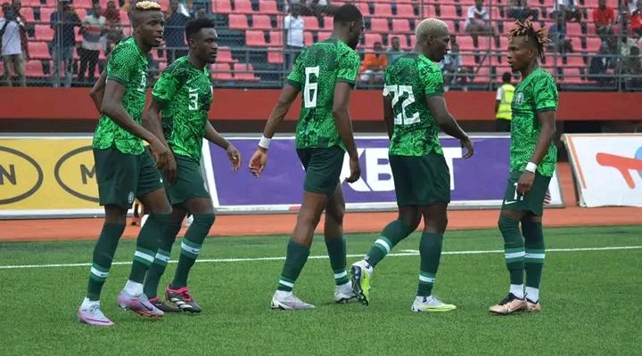 Osimhen Scores Hat-Trick As Nigeria Thrashes Sao Tome 6-0