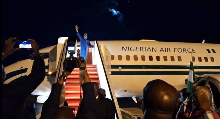 President Tinubu Departs Nigeria For G-20 Summit In India