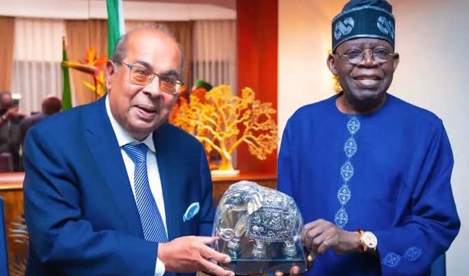 TINUBU WITH INDIAN INVESTOR