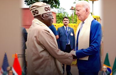 Nigerian President Bola Tinubu and U.S. President Joe Biden
