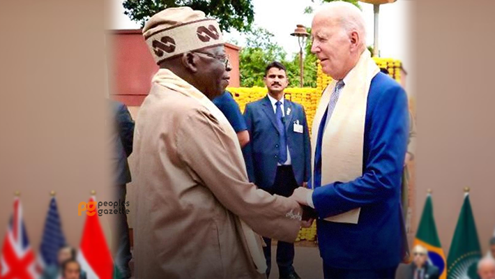 Nigerian President Bola Tinubu and U.S. President Joe Biden