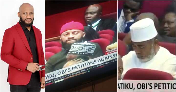 Yul Edochie, Zack Orji, Spotted At Presidential Election Petition Court