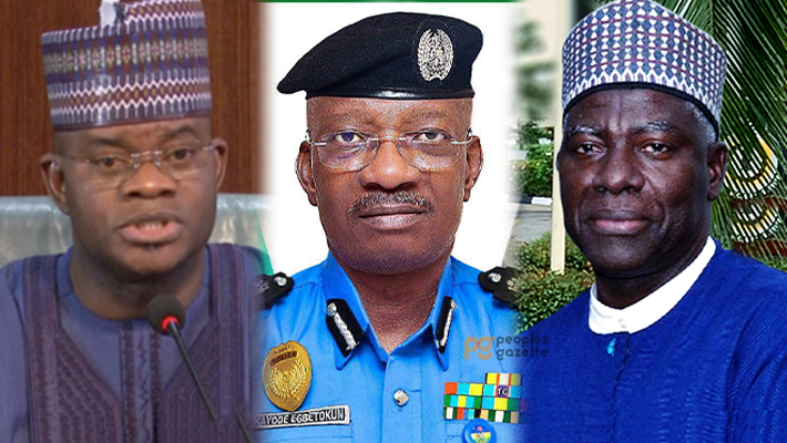 Governor Yahaya Bello, IGP Kayode Egbetokun, Yusuf Magaji Bichi