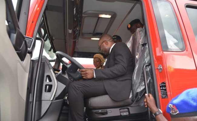 FG commissions 6 fire-fighting trucks, 15 ford rapid response