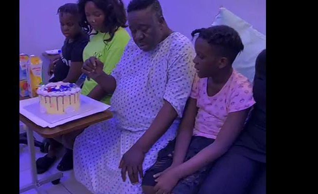 Fans sympathise as legendary actor, Mr Ibu celebrates birthday in hospital