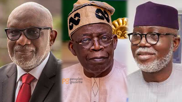 Governor Rotimi Akeredolu, President Bola Tinubu, Lucky Aiyedatiwa