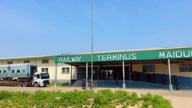 Maiduguri residents protest evacuation of railway coaches