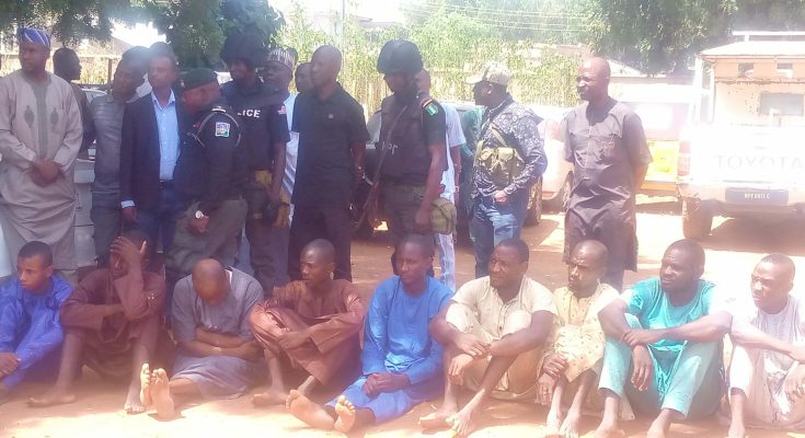 Police parade 11 for kidnapping, robbery, others in Sokoto