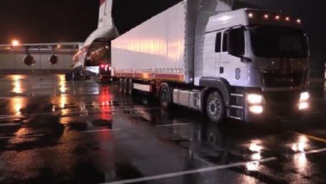 Russia sends 27 tonnes of food supply to Gaza Strip