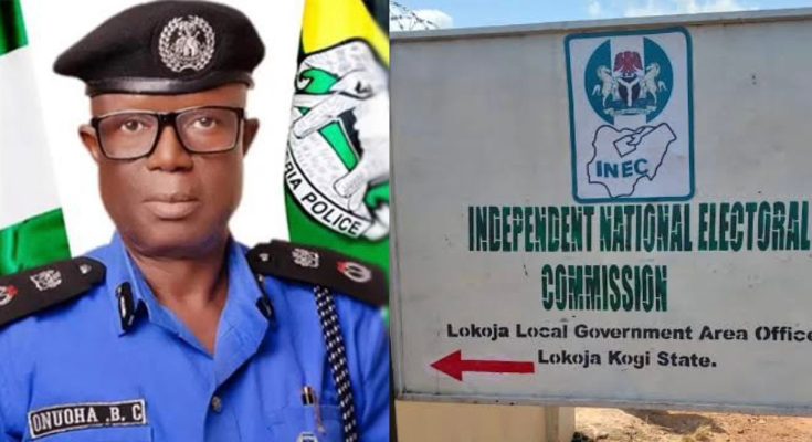 Police commissioner Bethrand Onuoha and Independent National Electoral Commission (INEC)