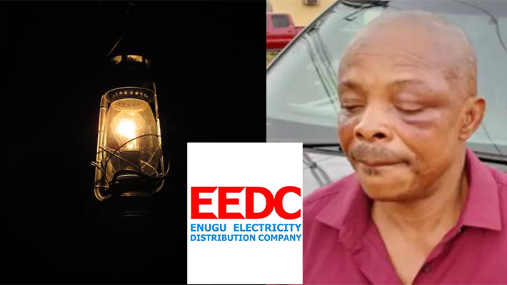 LANTERN IN DARKNESS; EEDC; JOE AJAERO WITH BLACK EYE