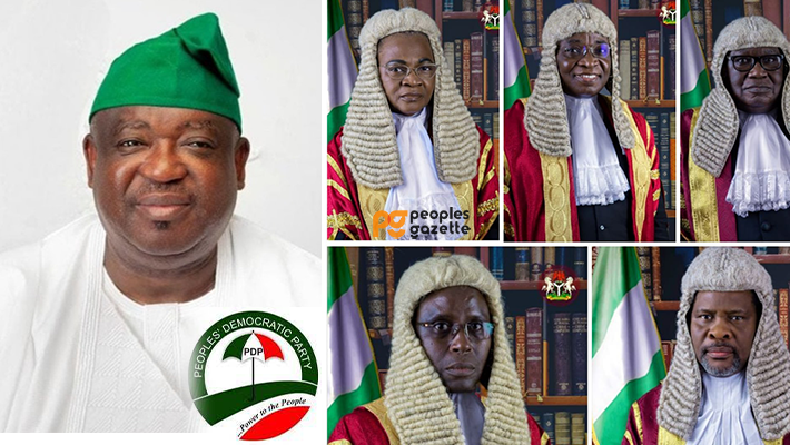 Mutfwang+PDP logo; SUPREME COURT JUSTICES