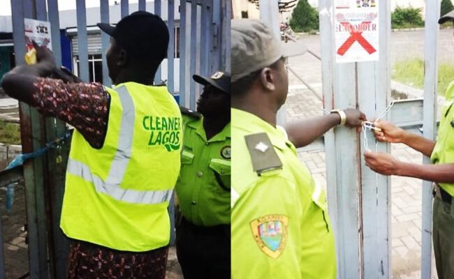 Lagos seals shopping mall over filthy environment, others